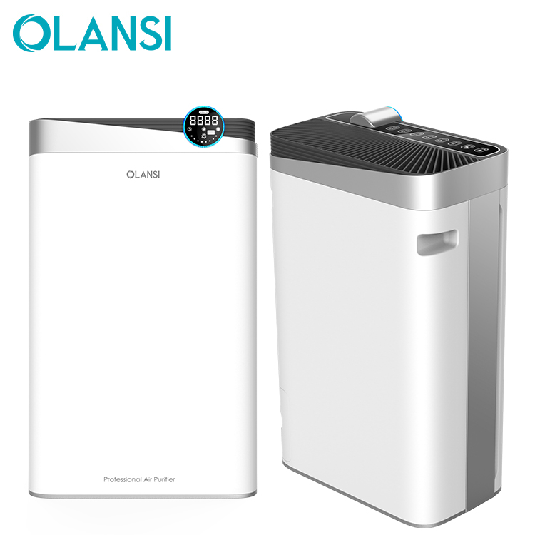Olansi K08E 220V HEPA 앱 제어 공기 청정기가 가습기