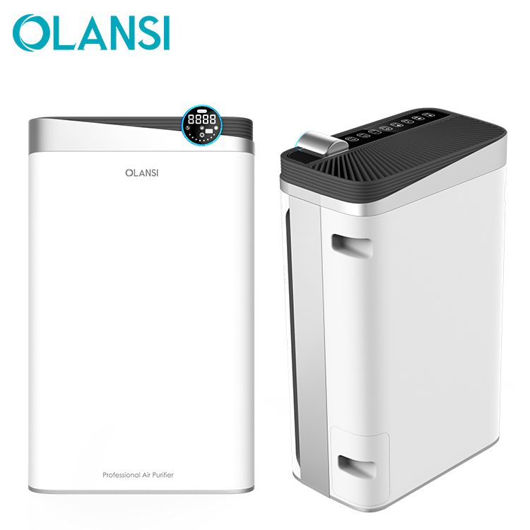 Olansi K08E 220V HEPA 앱 제어 공기 청정기가 가습기