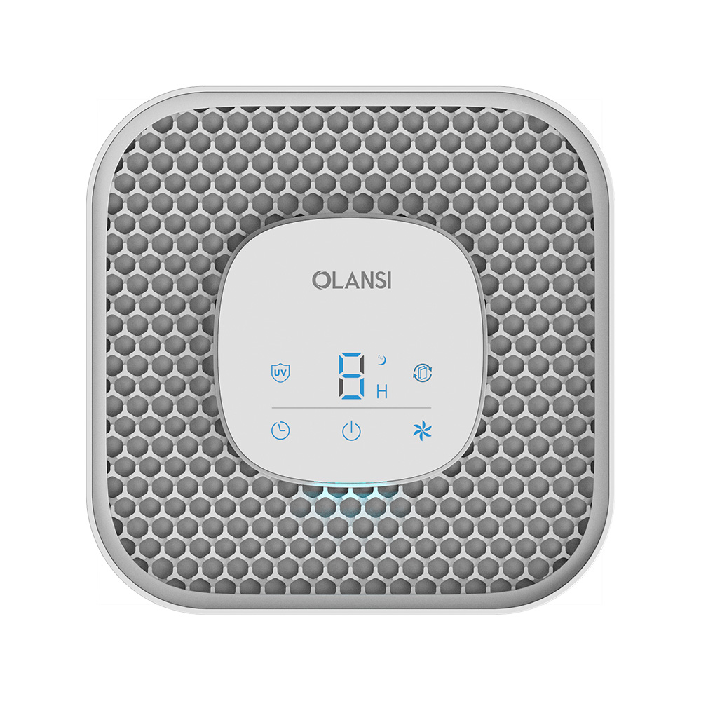 Olansi A4 Pro 데스크탑 휴대용 미니 공기 청정기 Amazon 베스트 셀러 UV 라이트 및 H13 Hepa 필터 110V 및 220V 공기 청정기 중국 공장 미국 UL 인증