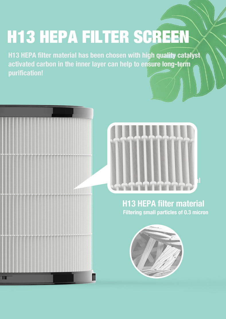 Olansi A4 Pro 데스크탑 공기 청정기 (10)