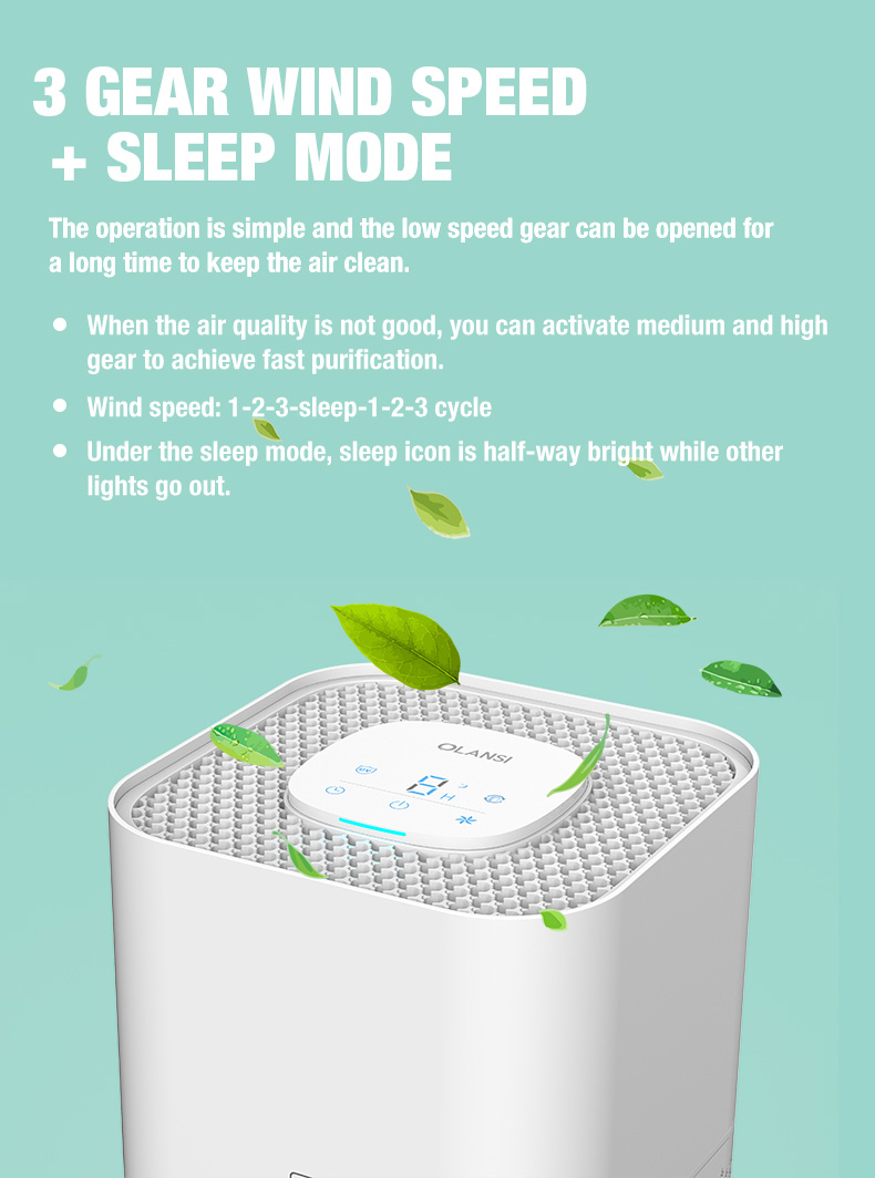 Olansi A4 Pro 데스크탑 공기 청정기 (5)